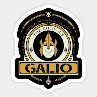 GALIO - LIMITED EDITION Sticker